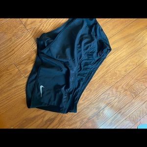black nike shorts